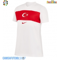 Camisa de time de futebol Turkey Replicas 1º Equipamento Feminina Europeu 2024 Manga Curta